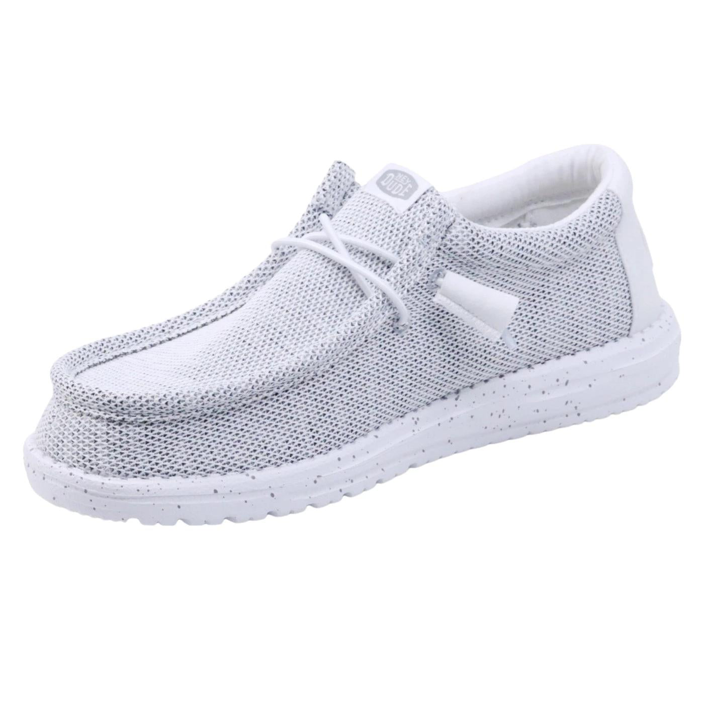 Hey Dude Wally Sox sneaker uomo in bianco grigio 