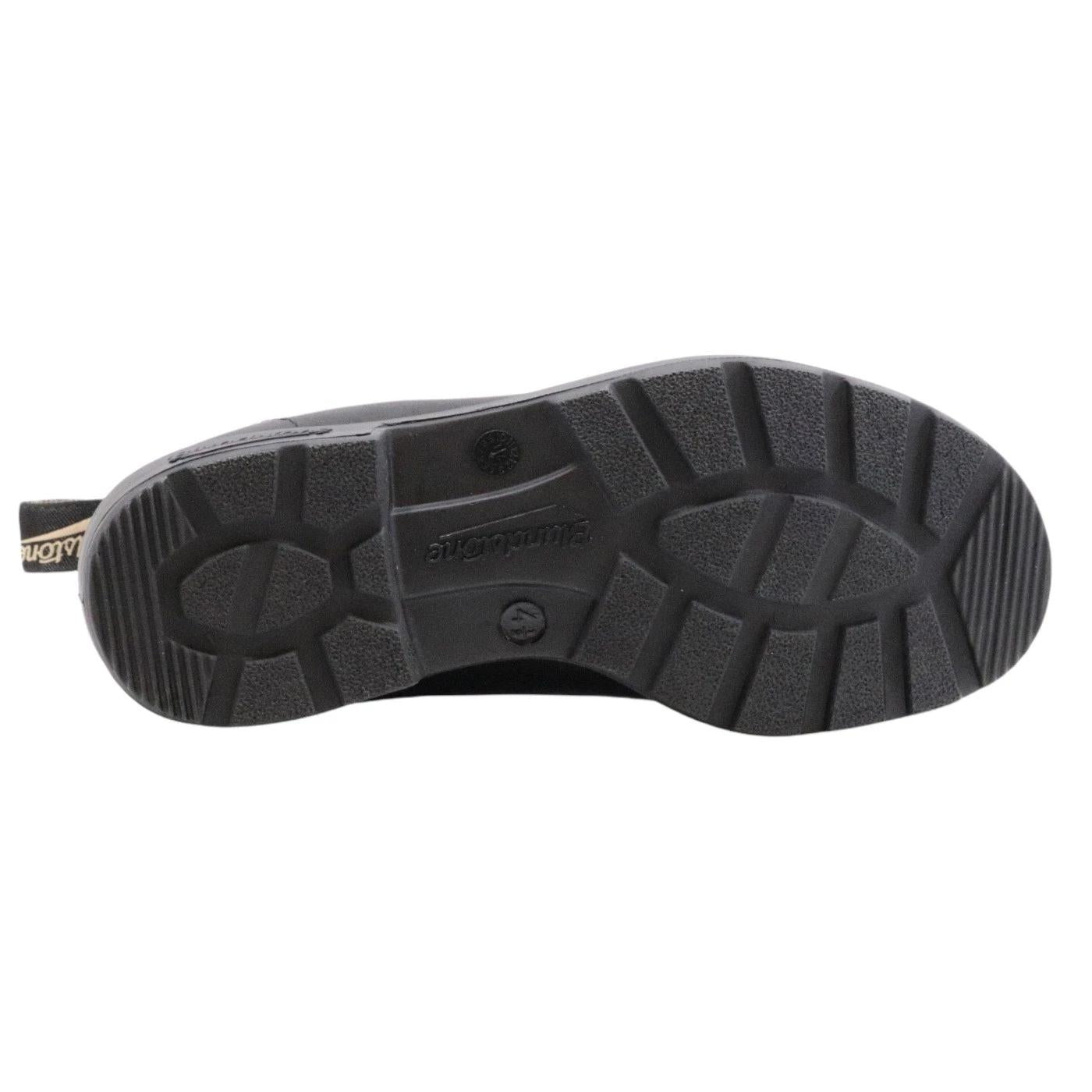 Blundstone 508 chelsea Boot in pelle nera con elastici laterali in rossi 