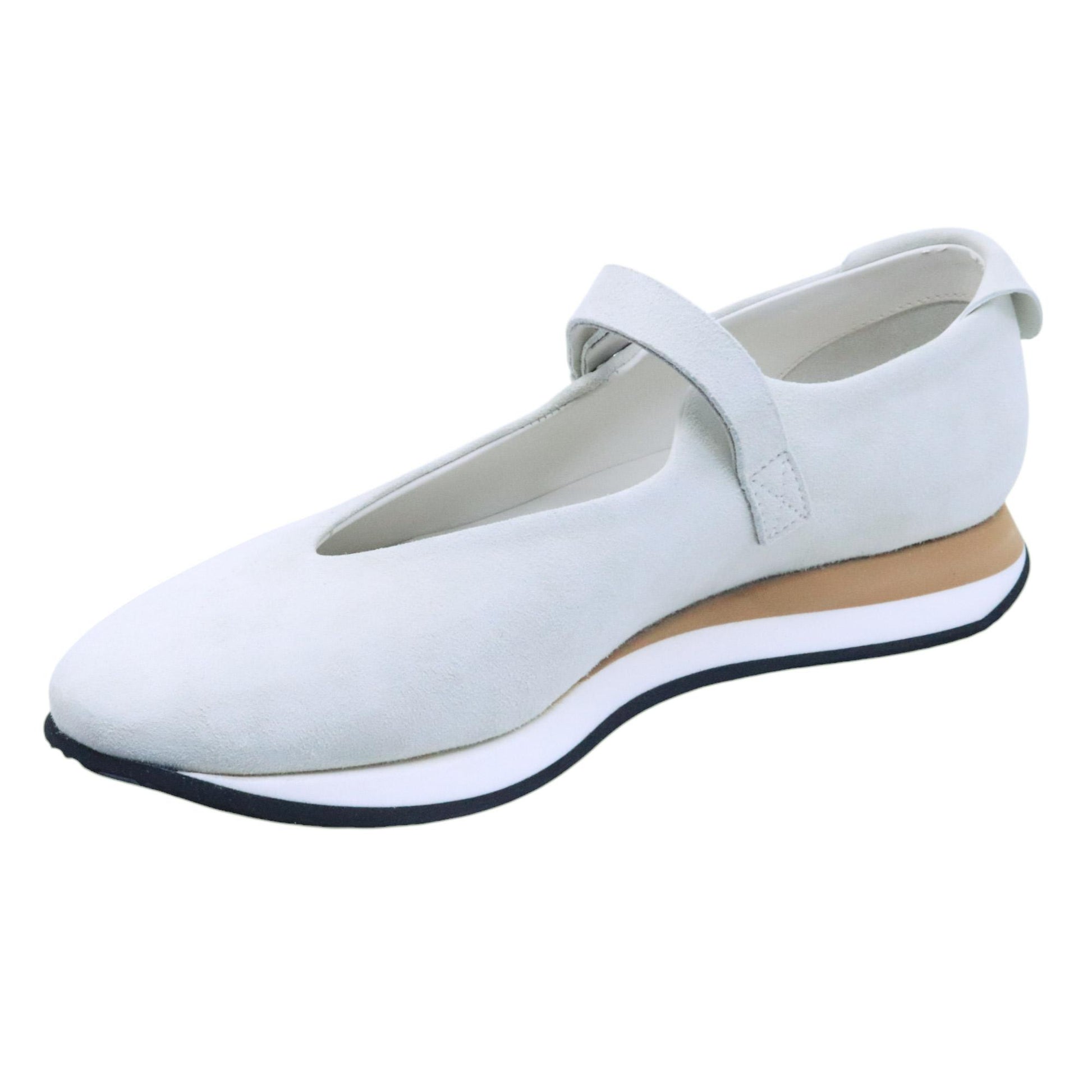 Ballerina donna Offplay Dance in camoscio latte 