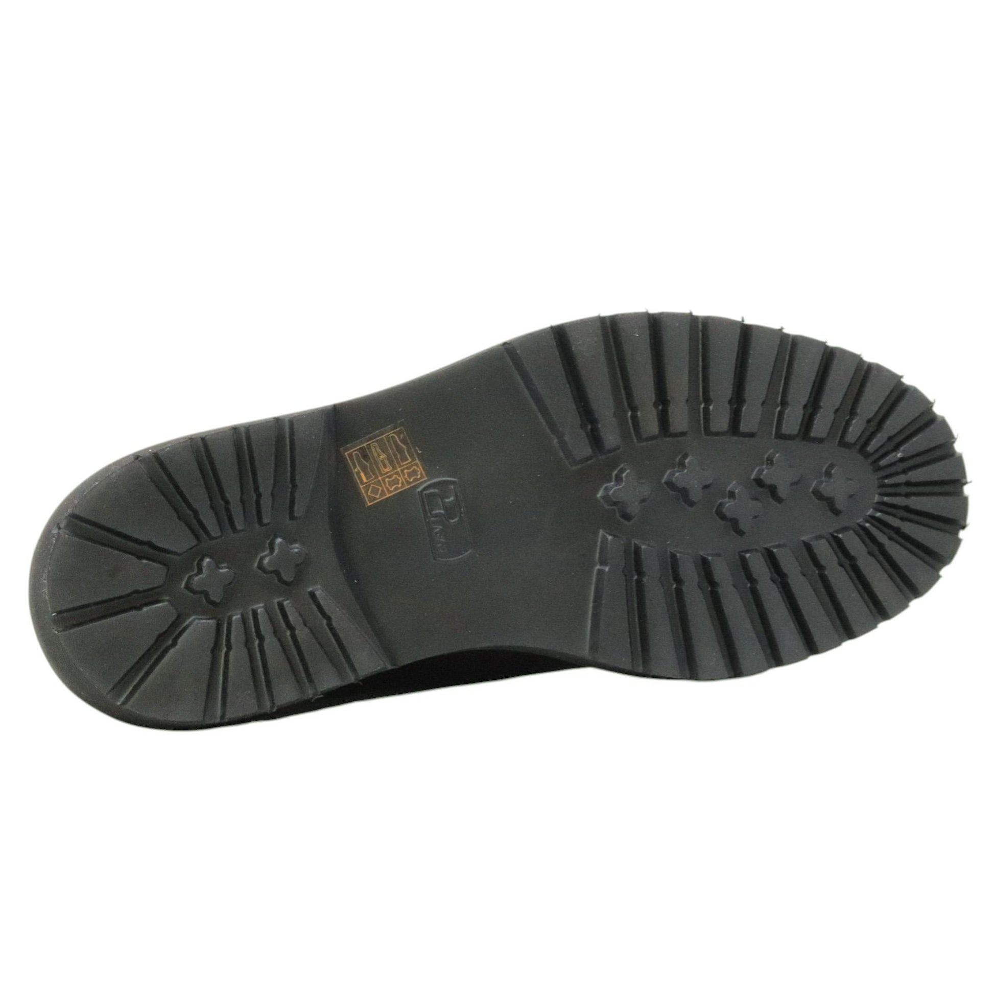 Triver Flight 730 scarpa ingegnere uomo in pelle marrone 