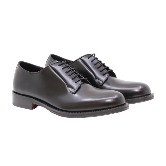 Ducanero derby uomo 2755 in pelle abrasivata nera 