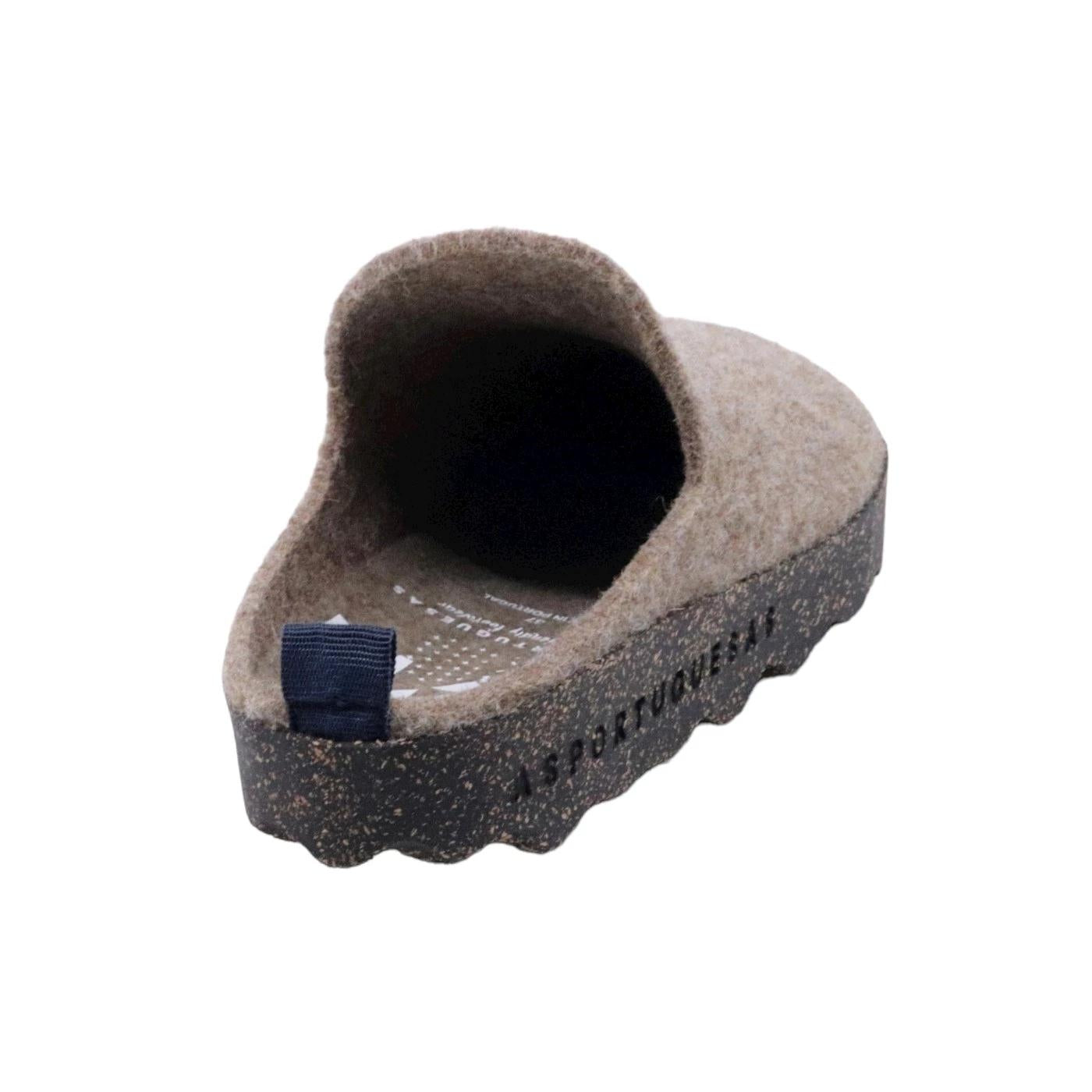 Ciabatta uomo Asportuguesas Come in lana naturale 