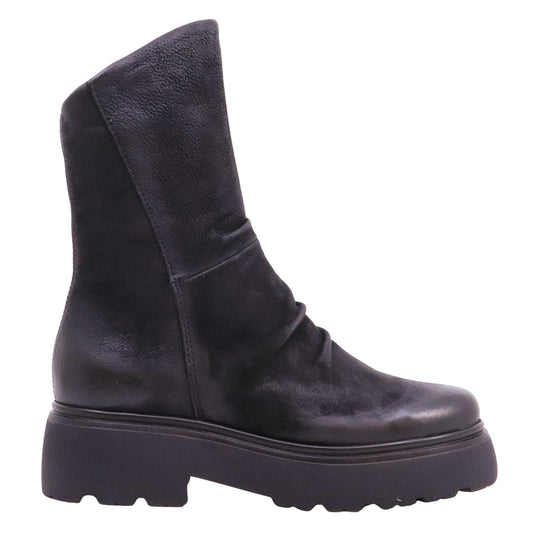 MJUS Ortone L44208 stivaletto donna in pelle nukuk nera 