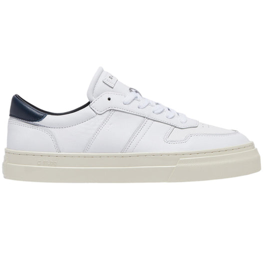 DATE Studio Calf White SD CA WY sneaker uomo in pelle bianca 