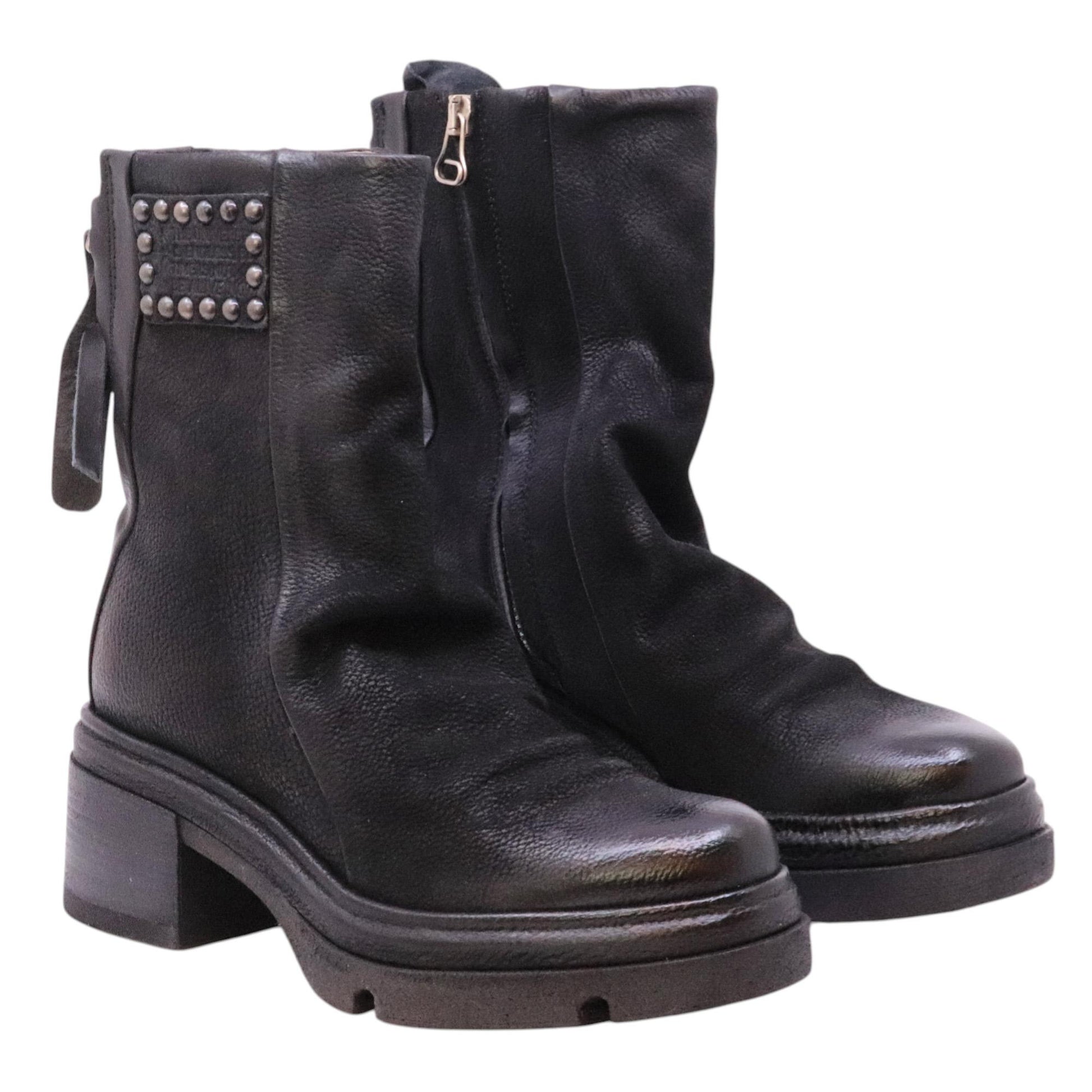 AS98 Eclipse A89227 stivaletto donna in pelle nera 