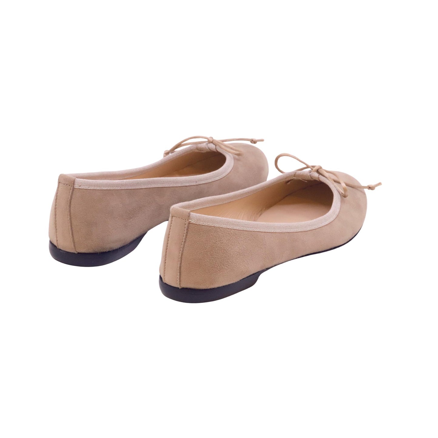 Jaffè 301 ballerina donna in camoscio taupe elegante Made in Italy 
