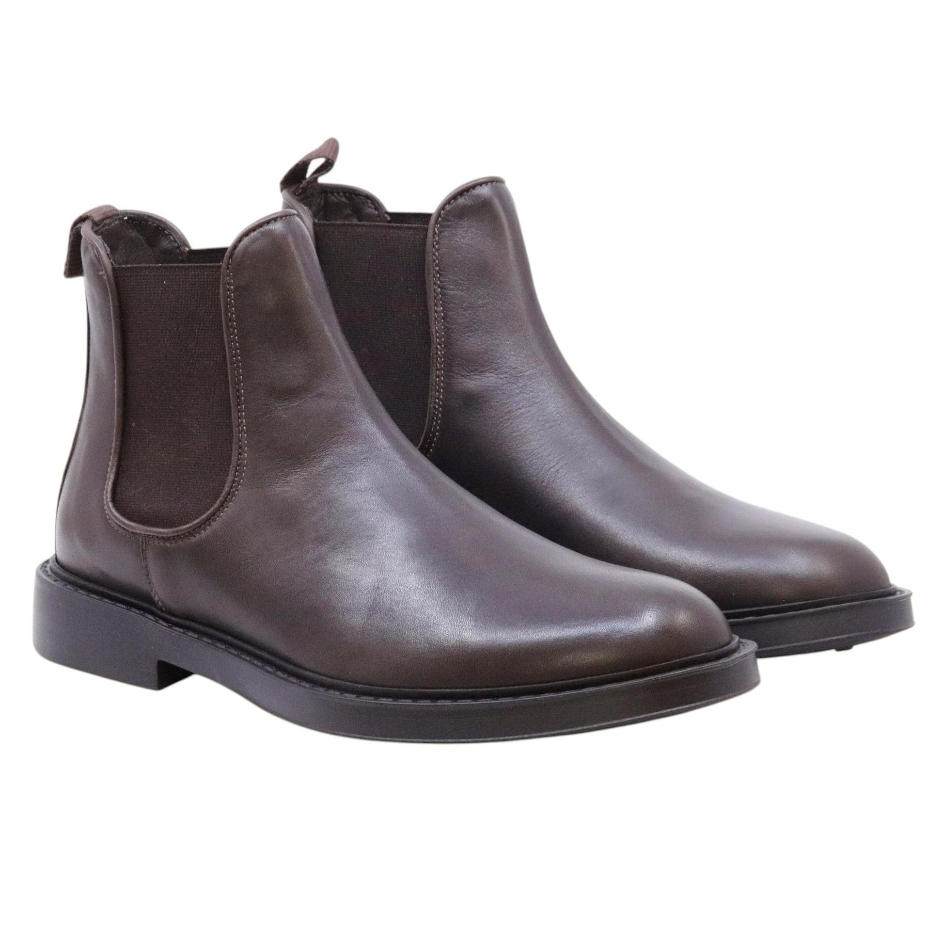 Antica Cuoieria 23048 Chelsea Boot uomo in pelle marrone 