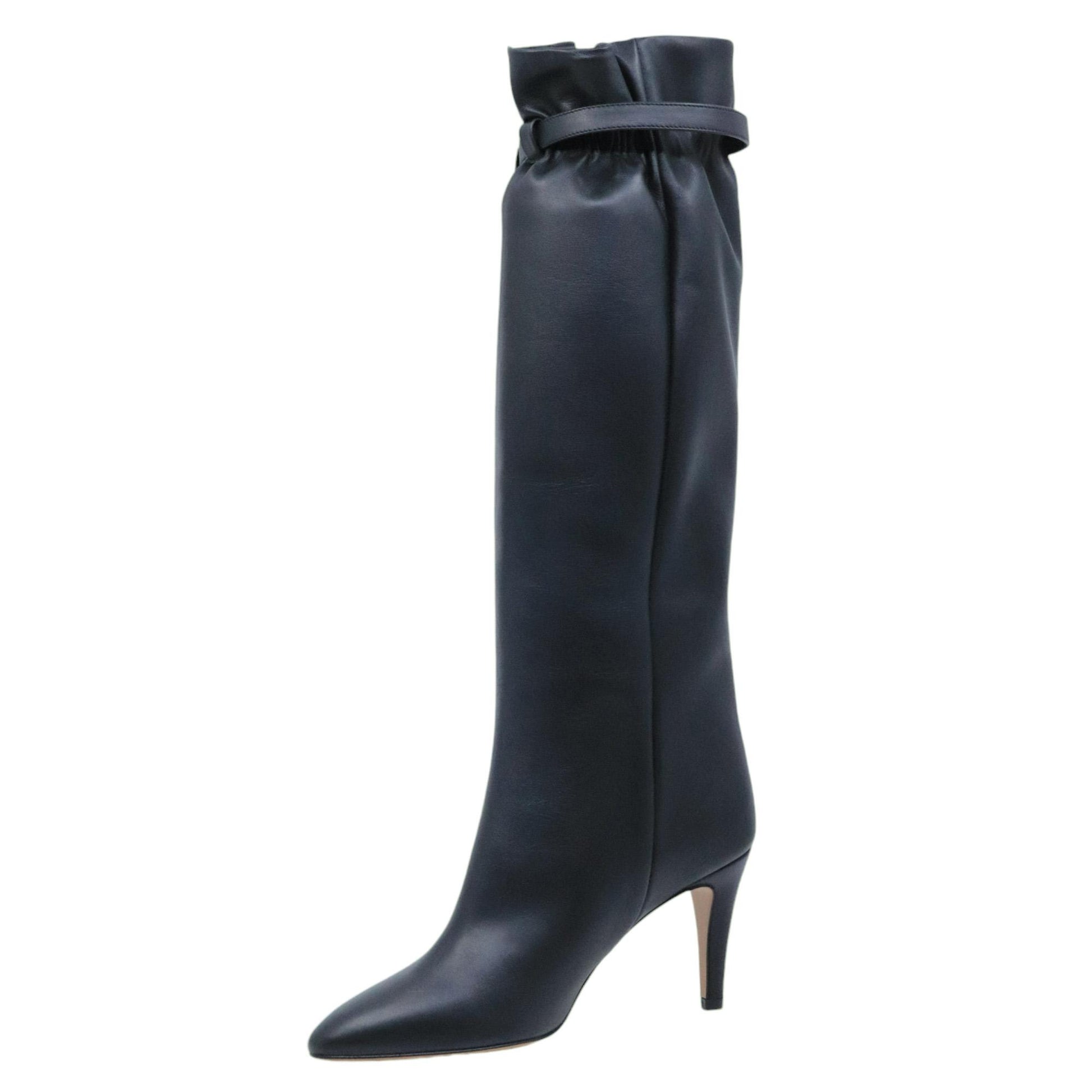 Stivale da donna The Seller SE013 in pelle nera 