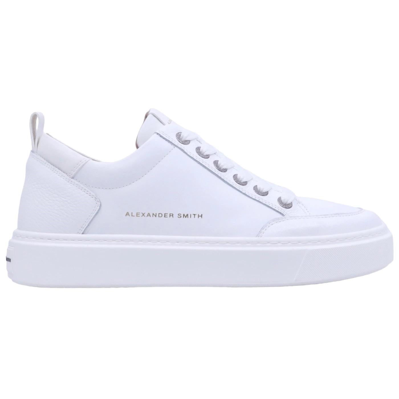 Sneaker uomo Alexander Smith Bond in pelle bianca 