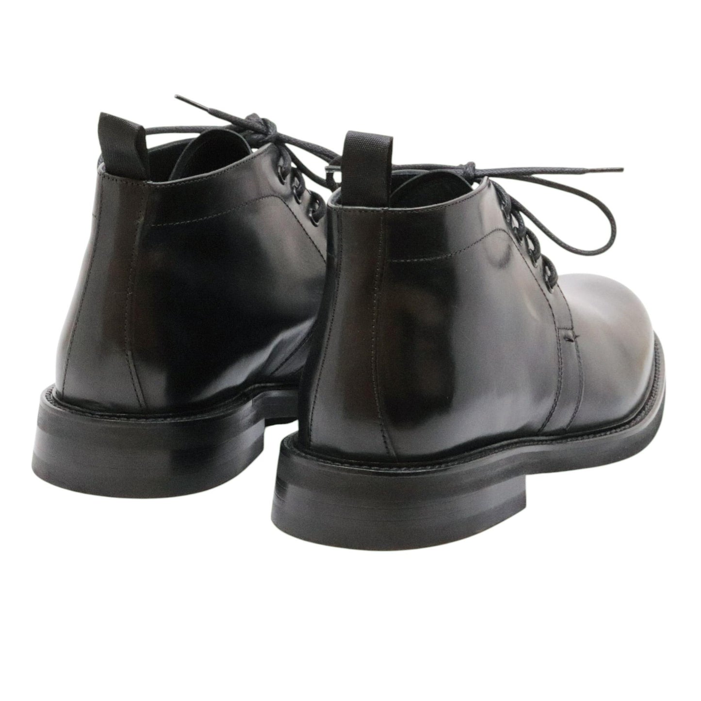 Ducanero 2762 polacchino uomo in pelle nera 