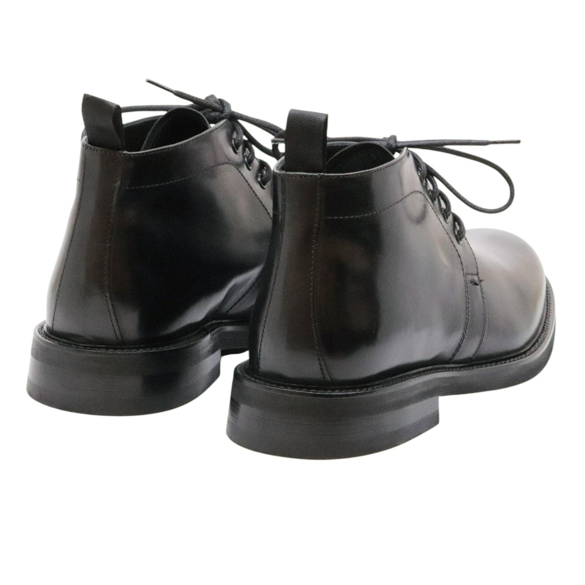 Ducanero 2762 polacchino uomo in pelle nera 