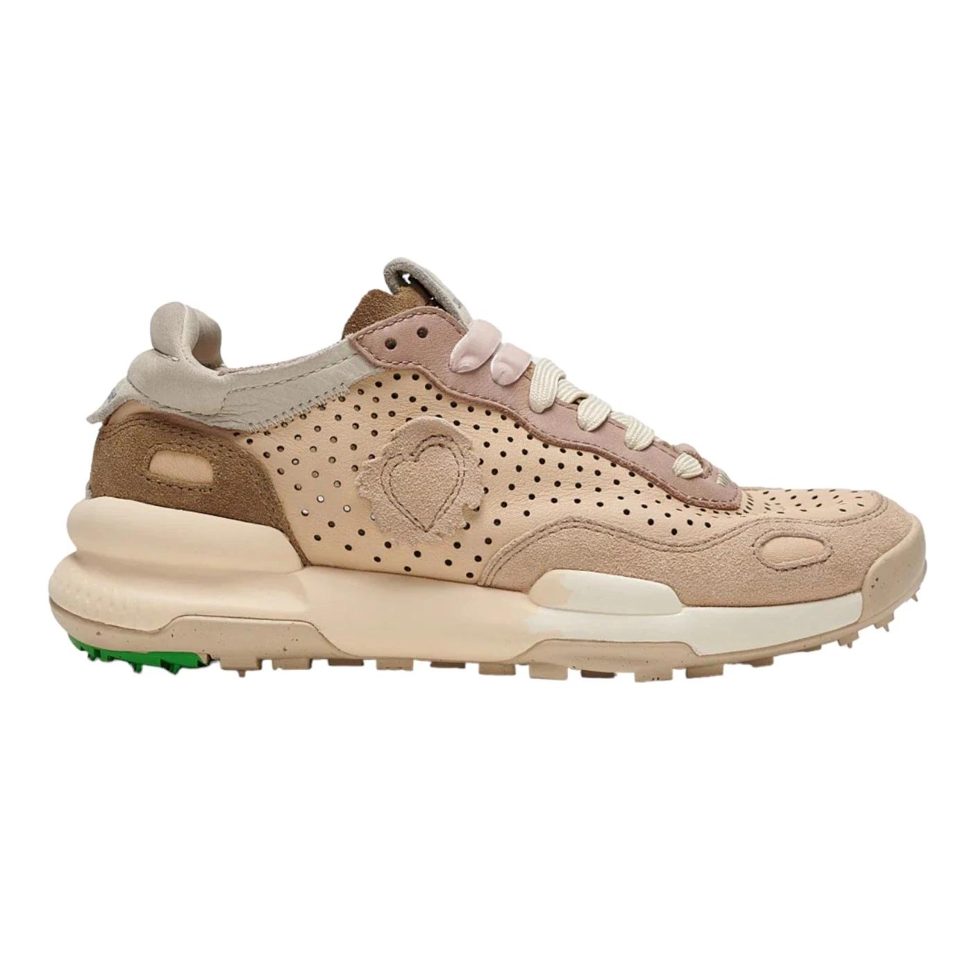 Satorisan Chacrona Laser Premium sneaker donna pelle traforata color rosa 