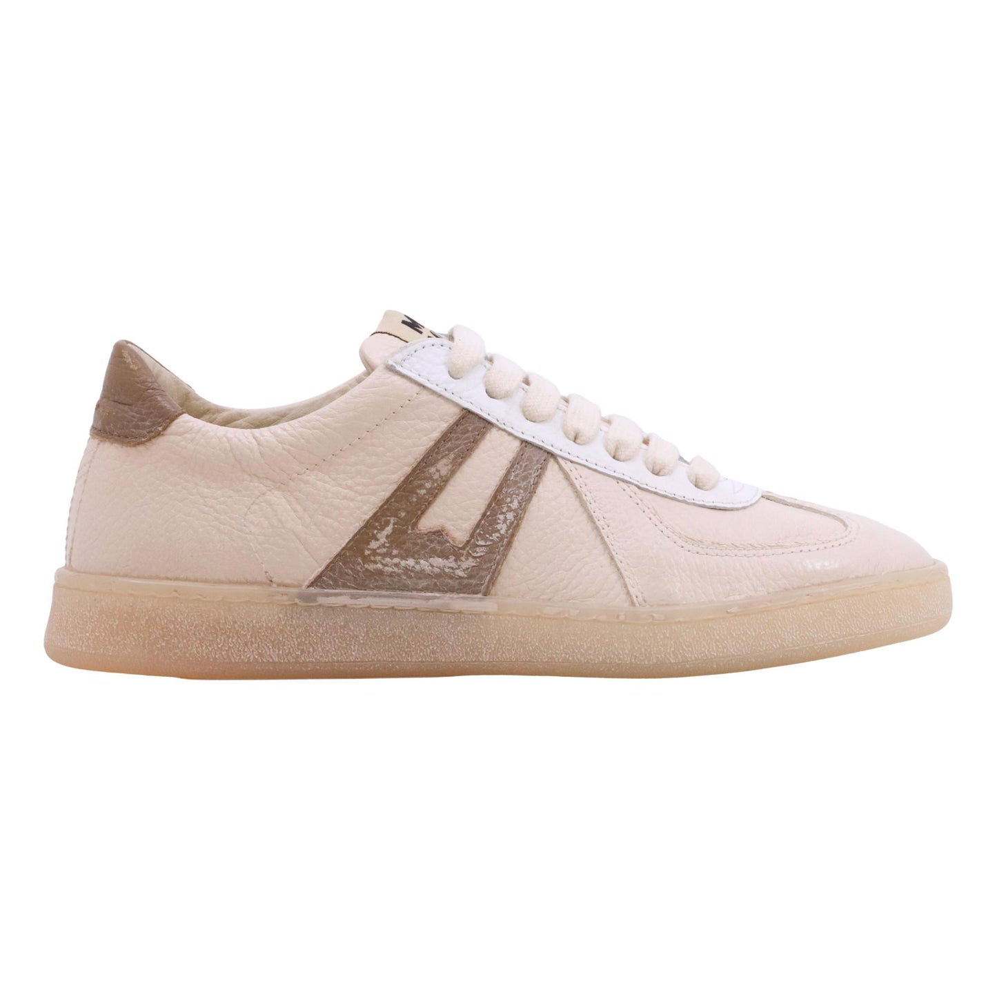 Moma 30601A sneaker donna in pelle beige 30601AVAR10BIANCOBEIGE MOMA