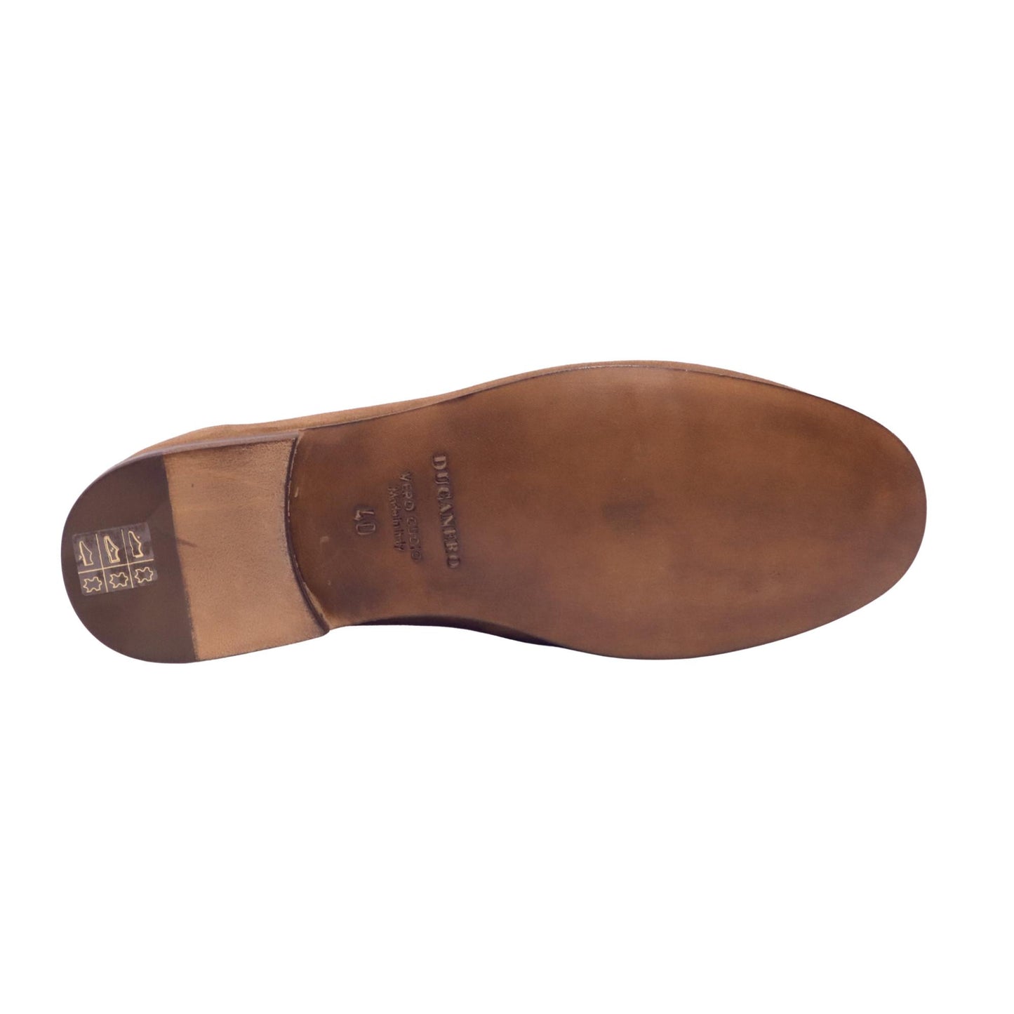 Ducanero 2969 Sensory mocassino uomo in camoscio marrone birra 