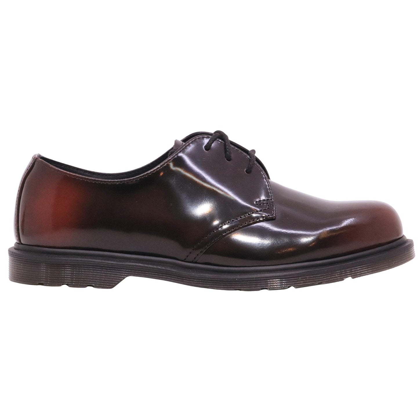 Dr Martens Mayfare 42864600 scarpa uomo in pelle rub-off rosso ciliegia 