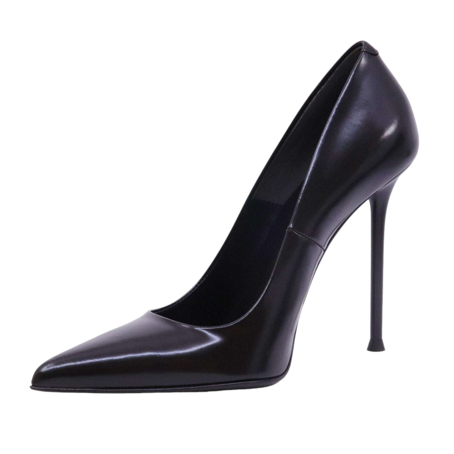 Décolleté donna Sergio Levantesi Ley 5 in pelle nera 