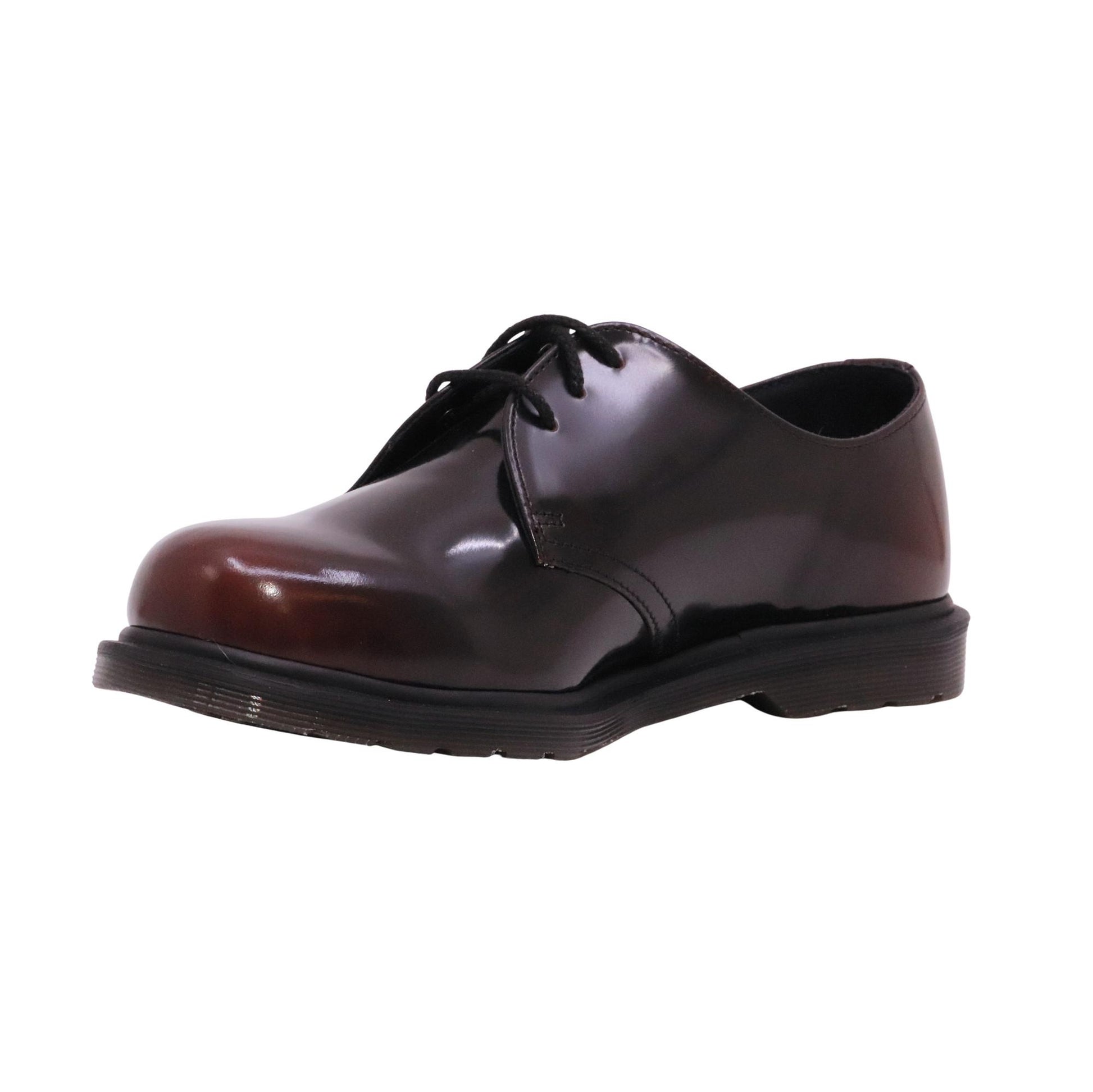 Dr Martens Mayfare 42864600 scarpa uomo in pelle rub-off rosso ciliegia 