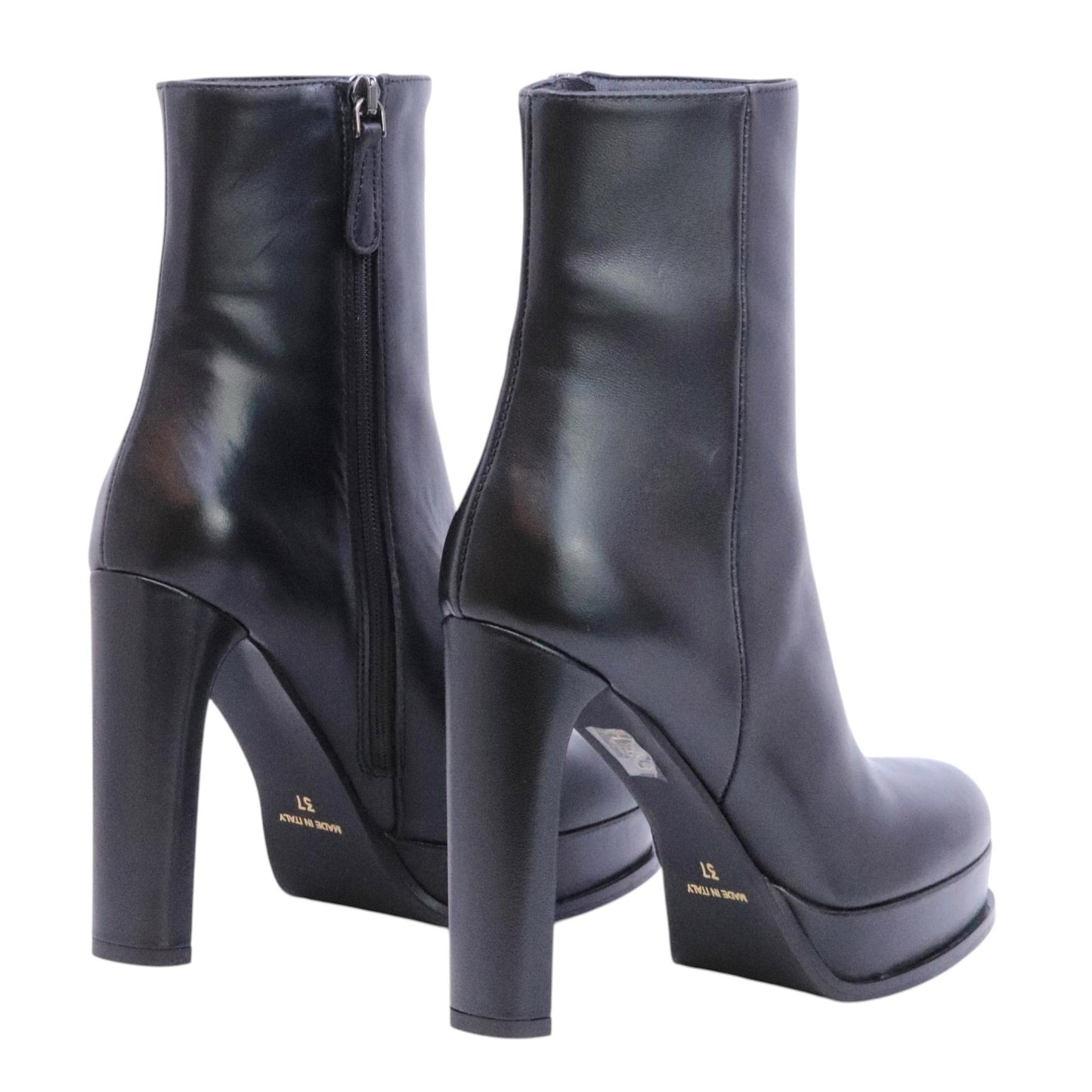 Chantal 1962 2816 tronchetto donna in pelle nera 