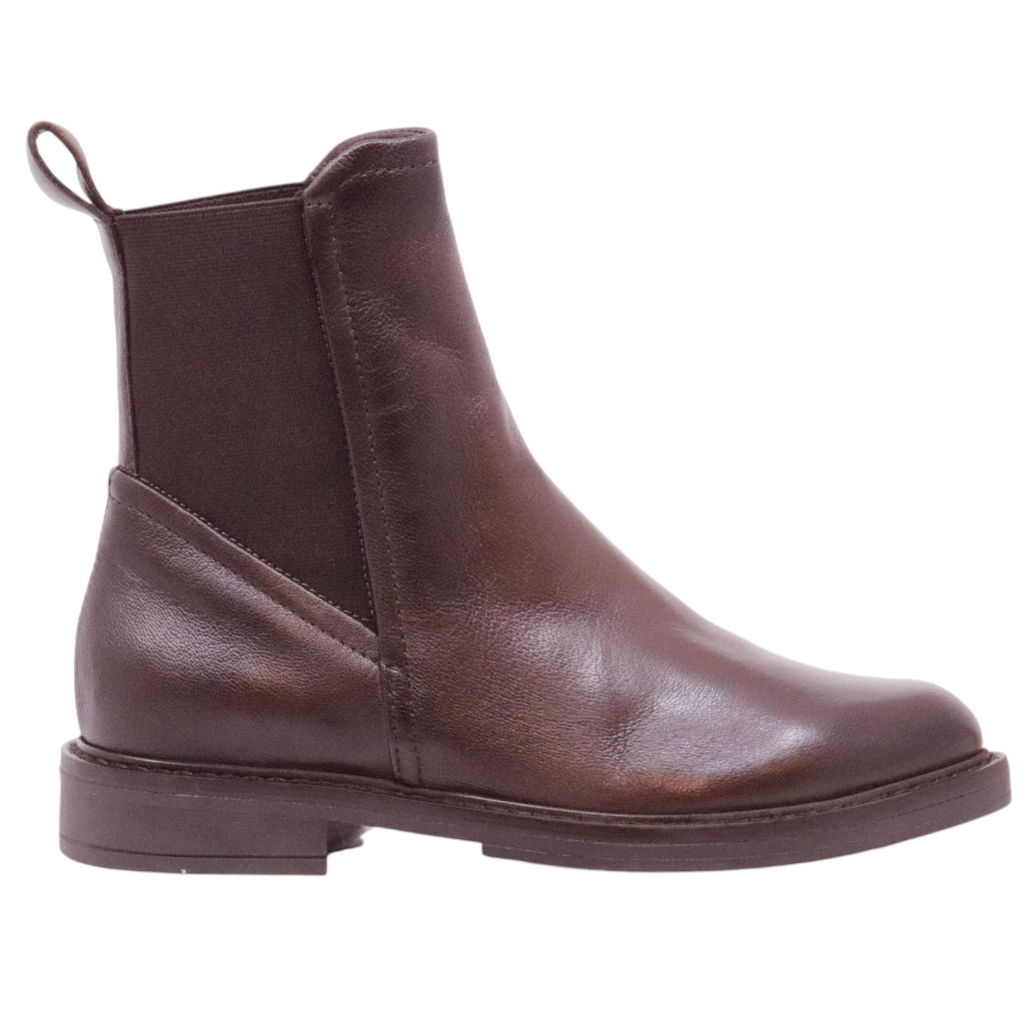 MJUS T81223 Fatima chelsea boot donna in pelle marrone moka 