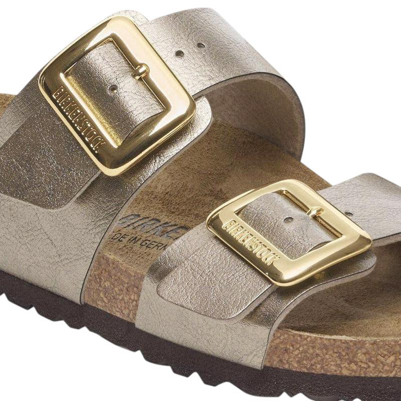 Birkenstock Sydney Graceful Pearl Taupe sandalo doppia fibbia color taupe 