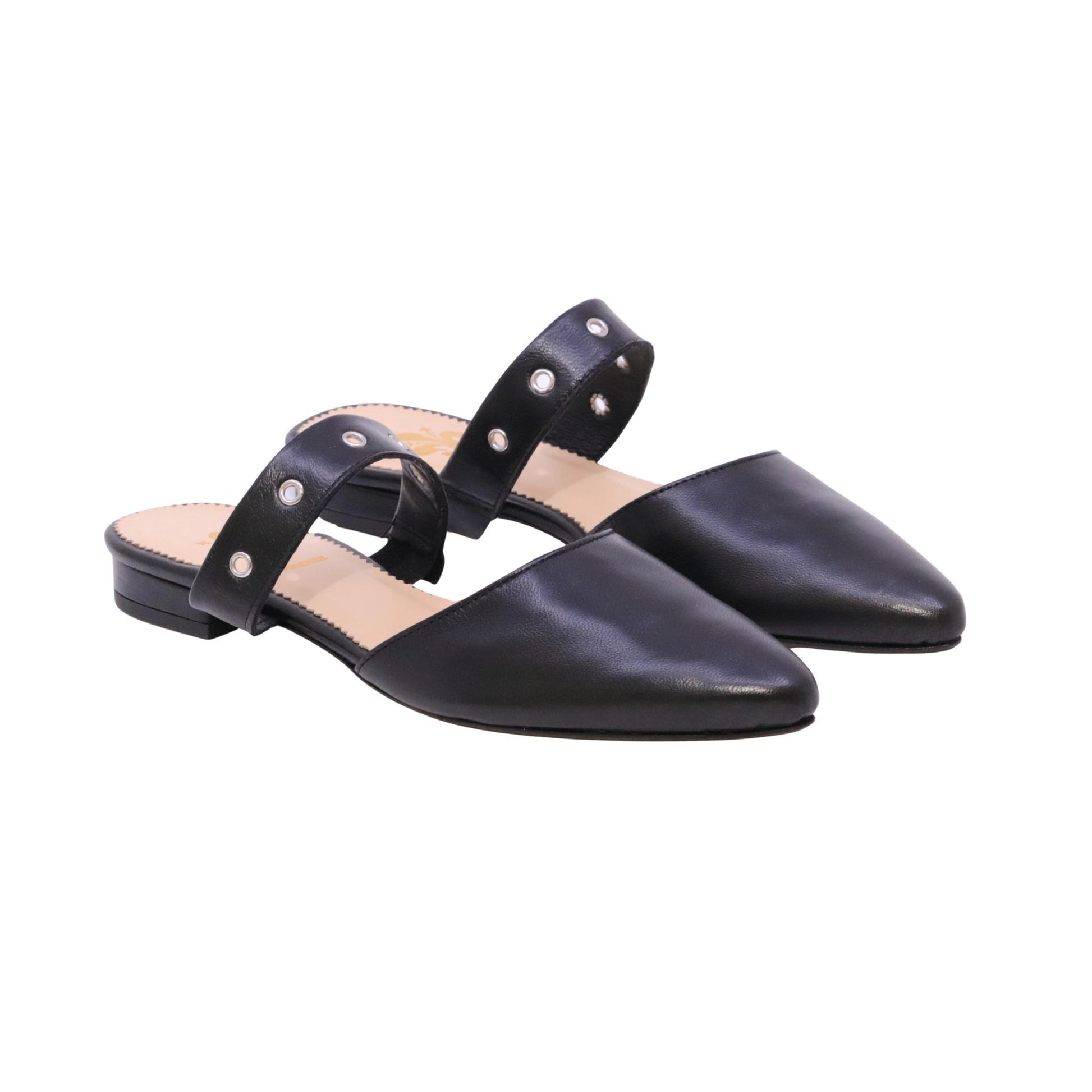 Jaffè sabot donna 670 in pelle nera 