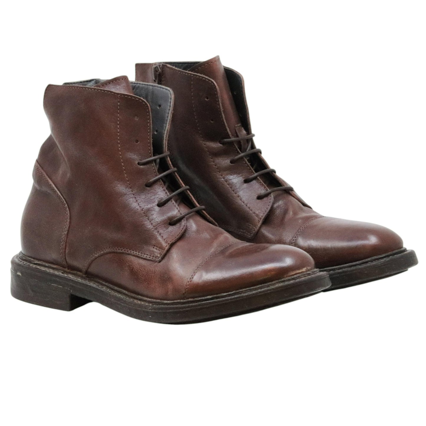 Polacchino uomo Moma 55519C in pelle marrone 