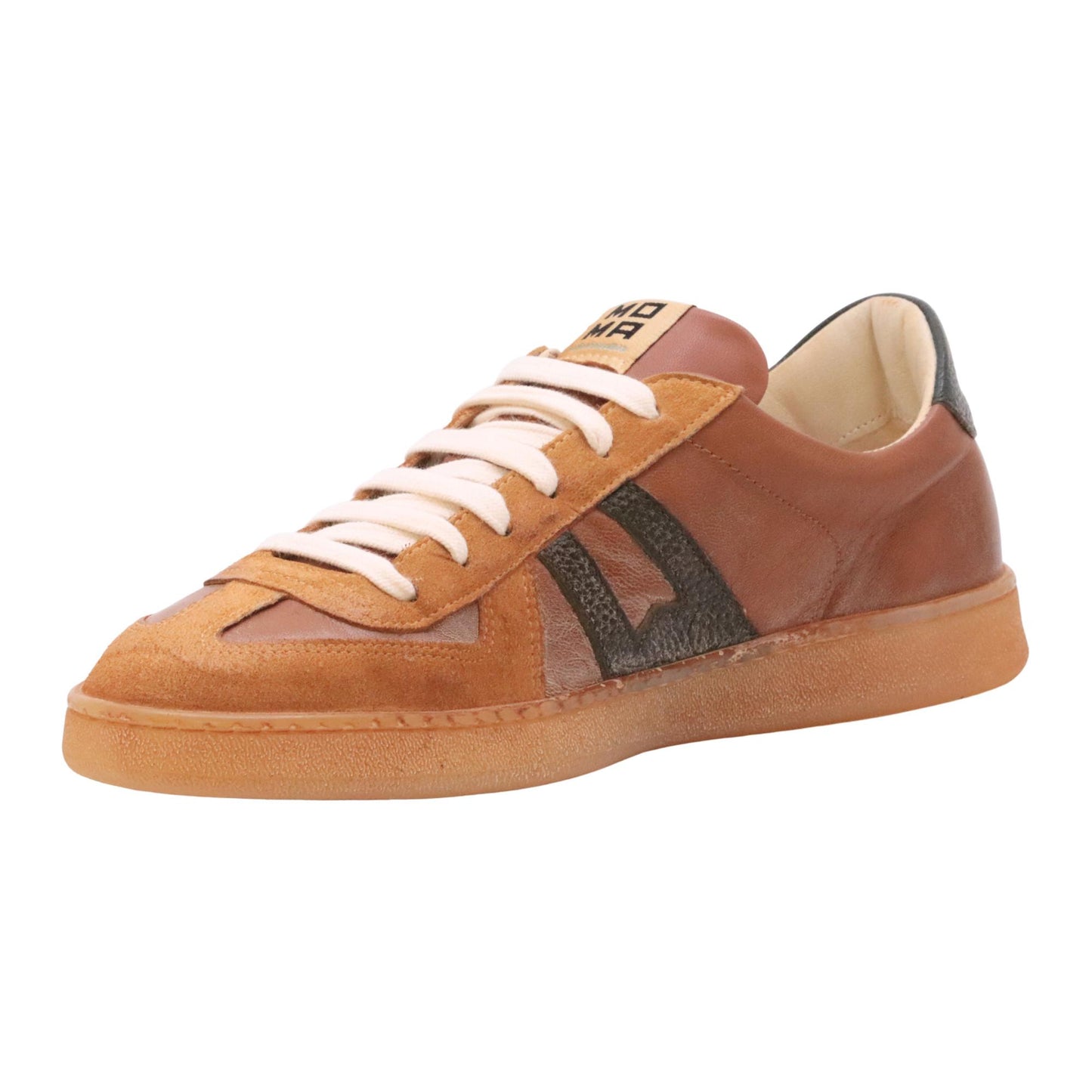 Moma 10601A sneaker uomo in pelle marrone 10601AVAR7MARRONEVERDE MOMA