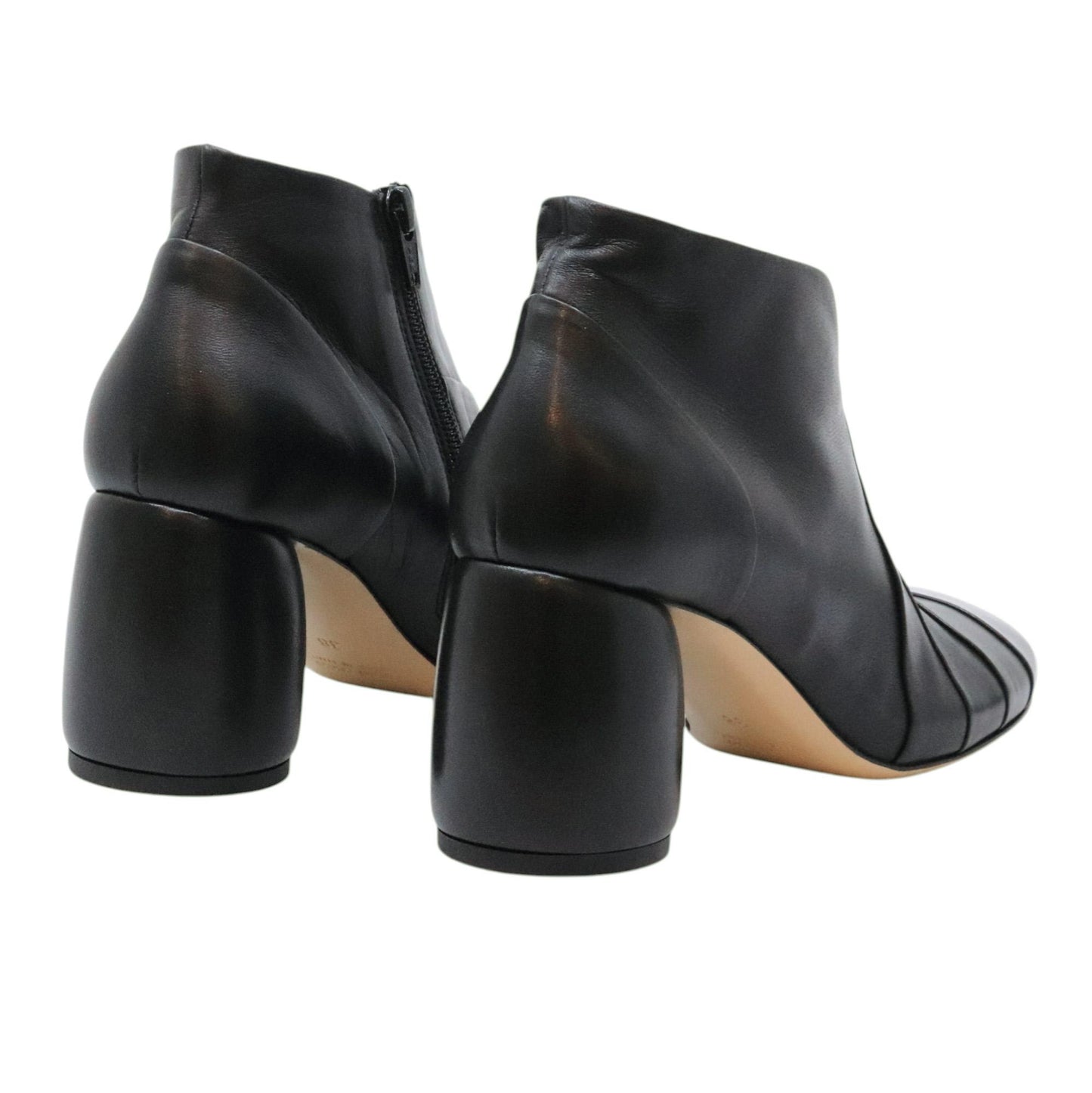 MLO Malloni Plant P25I99501 tronchetto donna in pelle nera 