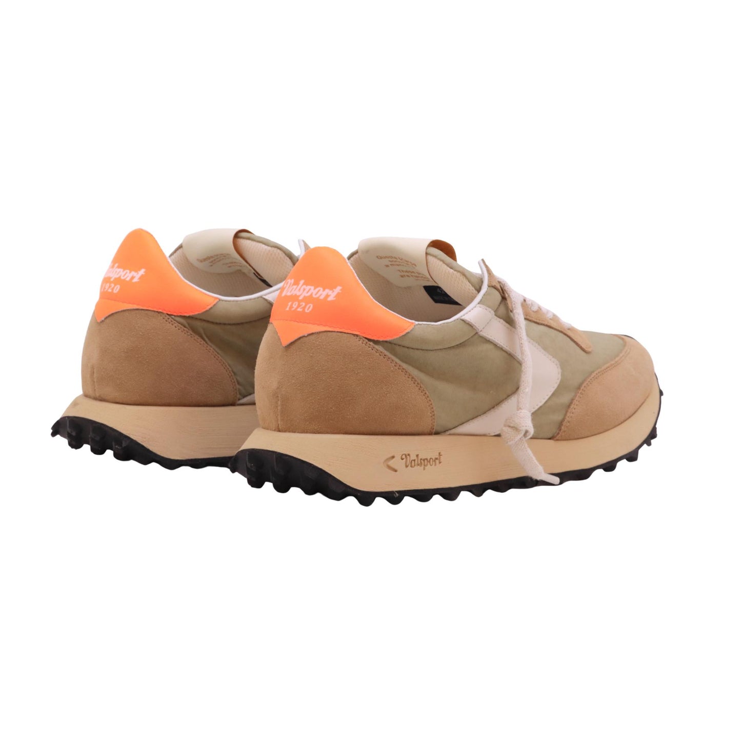 Valsport Start Heritage Nylon Vintage Fluo Roc 3038 sneaker uomo in nylon e camoscio verde salvia 