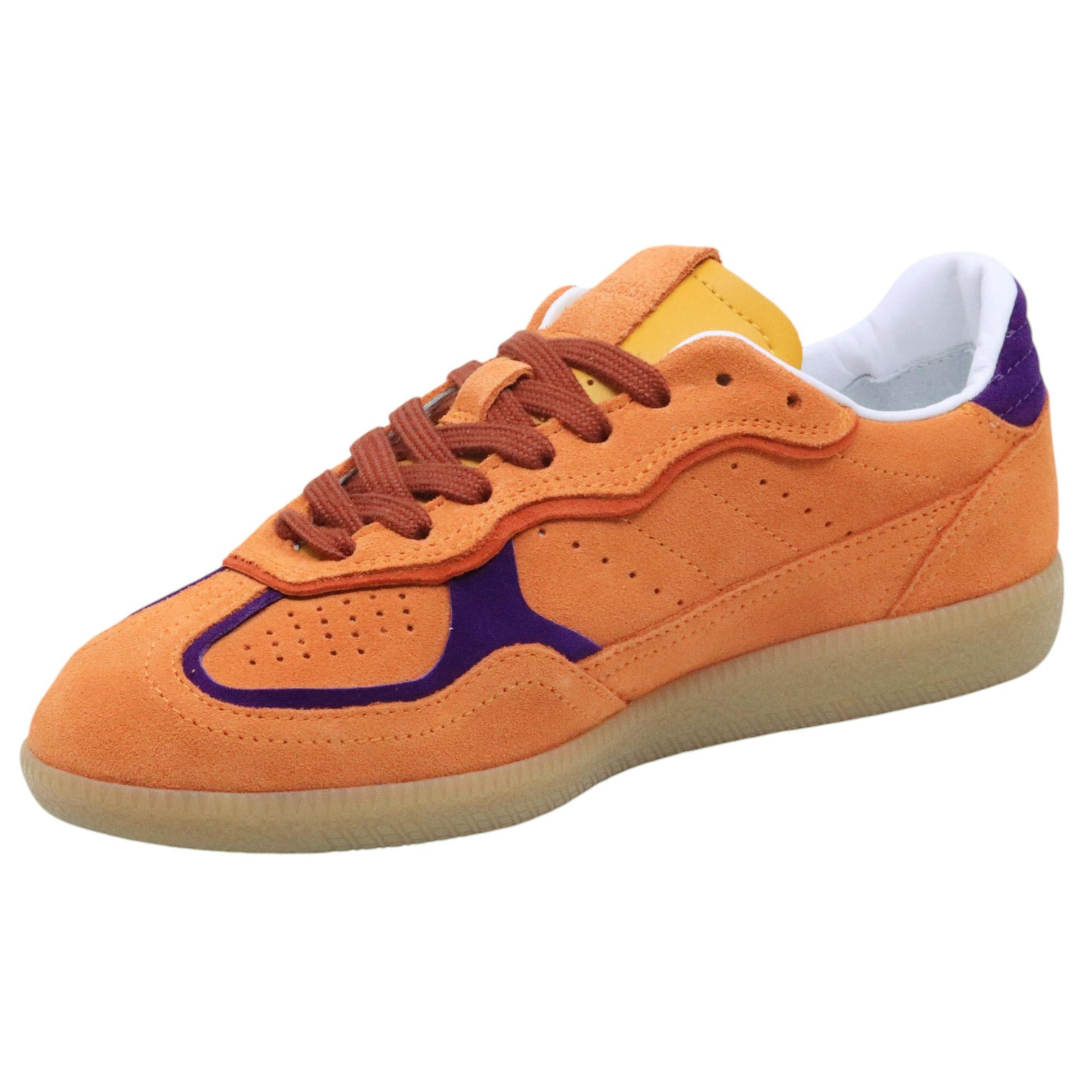 Sneaker donna Alohas 490 in camoscio arancione 