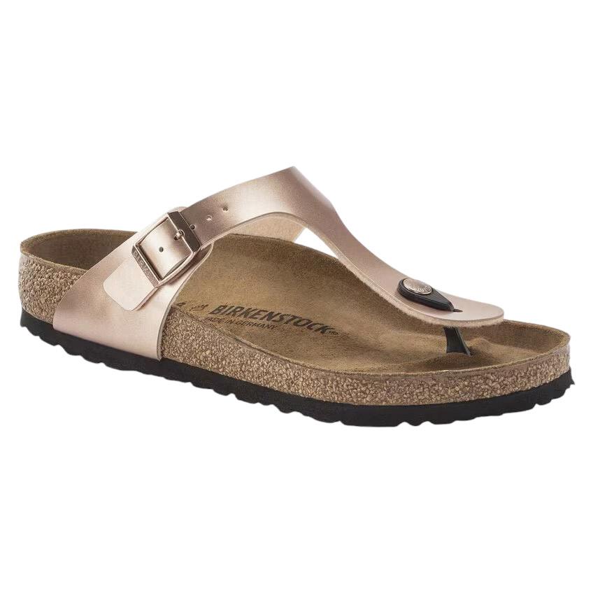 Birkenstock Gizeh Birko Flor Copper 1023943 sandalo infradito rame regular fit 