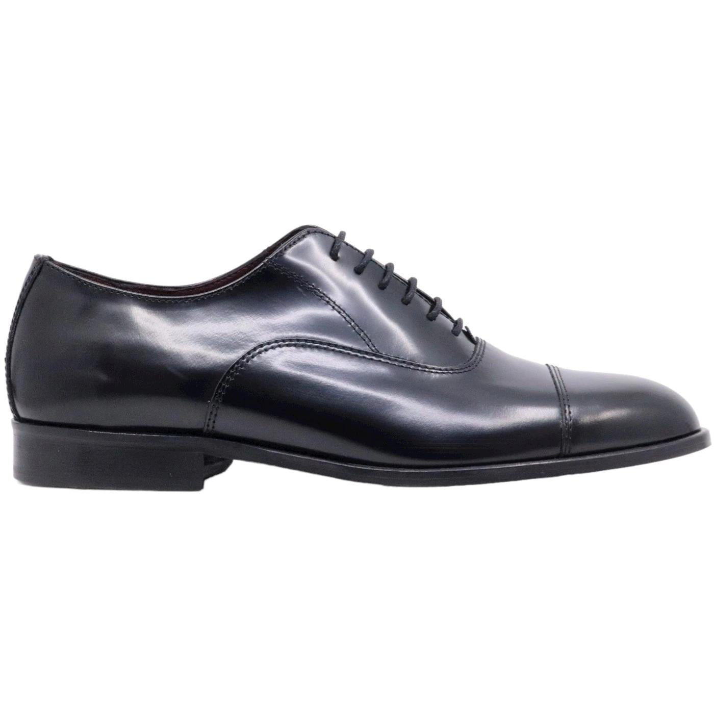 Scarpa Oxford Antica Cuoieria 22552 da uomo in pelle nera 