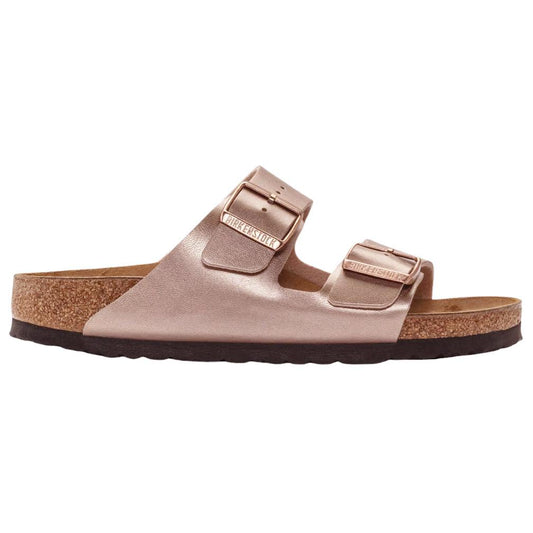 Birkenstock Arizona Copper sandalo doppia fibbia rame 