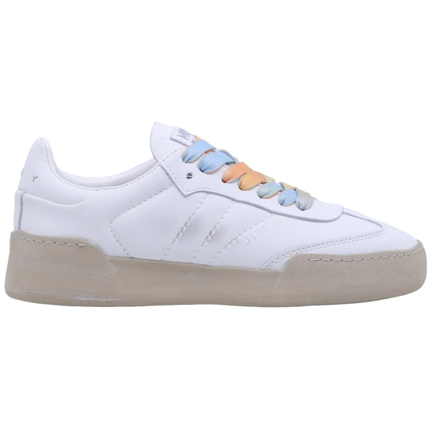 Sneaker uomo Mono Way Jiha in pelle bianca 