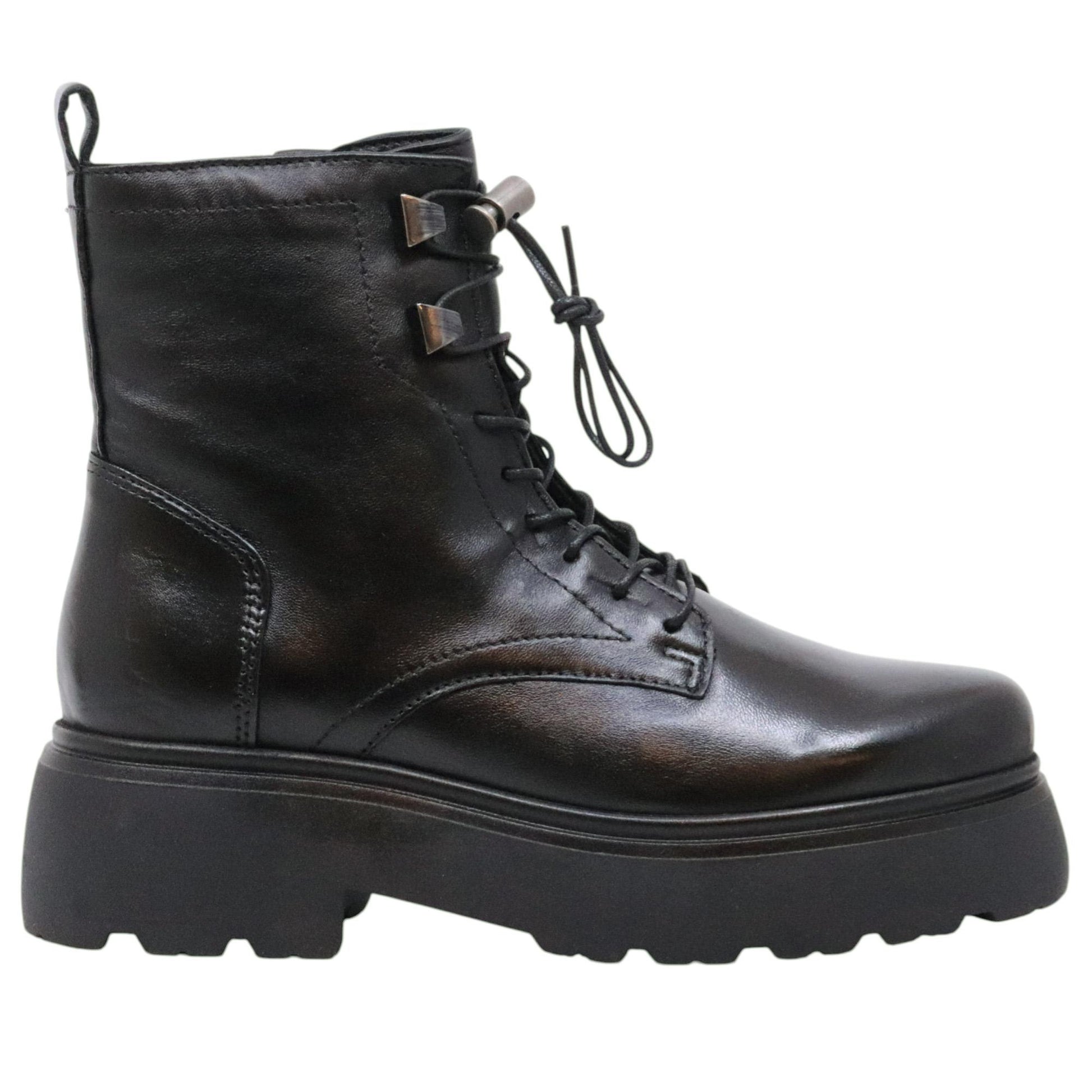 MJUS Orla L44212 anfibio donna in pelle nera 