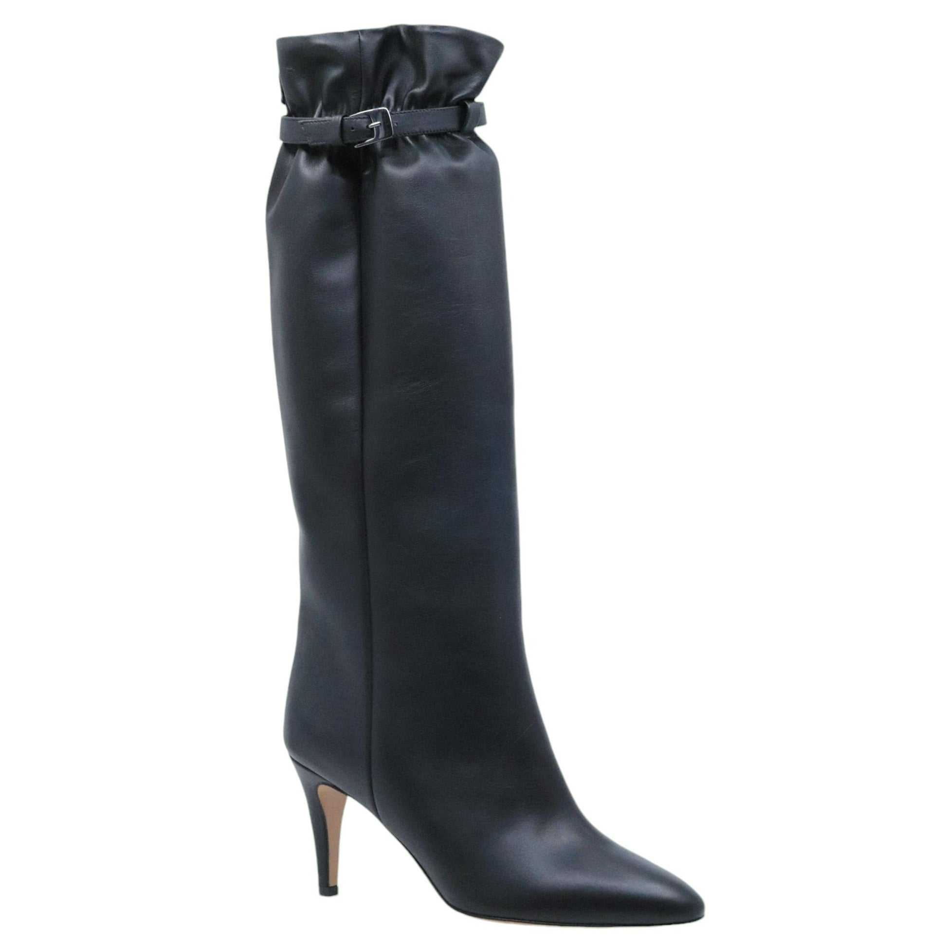 Stivale da donna The Seller SE013 in pelle nera 
