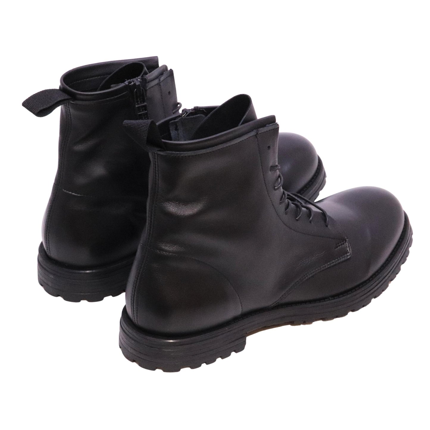 Pawelk's 25428 anfibio uomo in pelle nera 