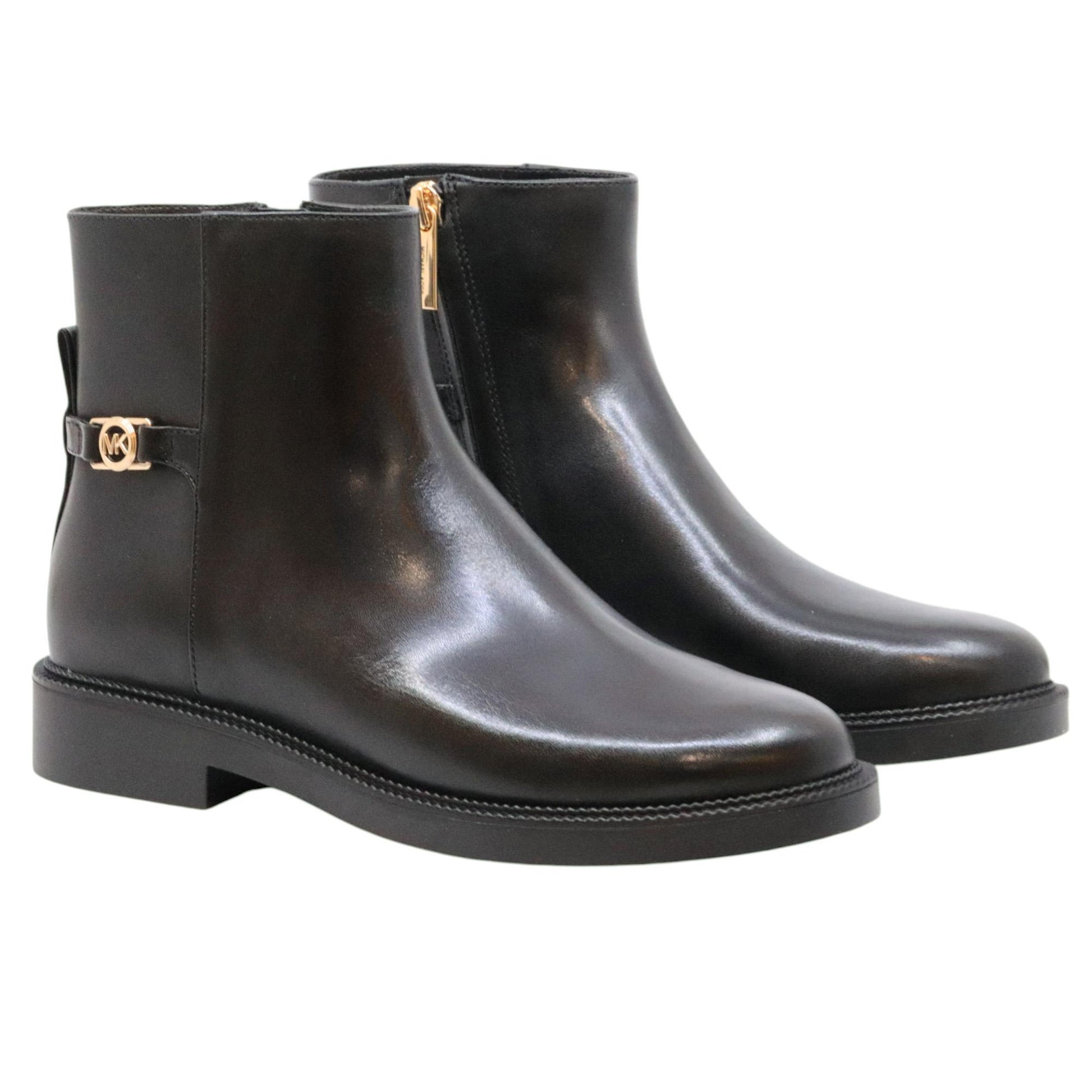 Michael Kors Mandy Bootie stivaletto donna in pelle nera 