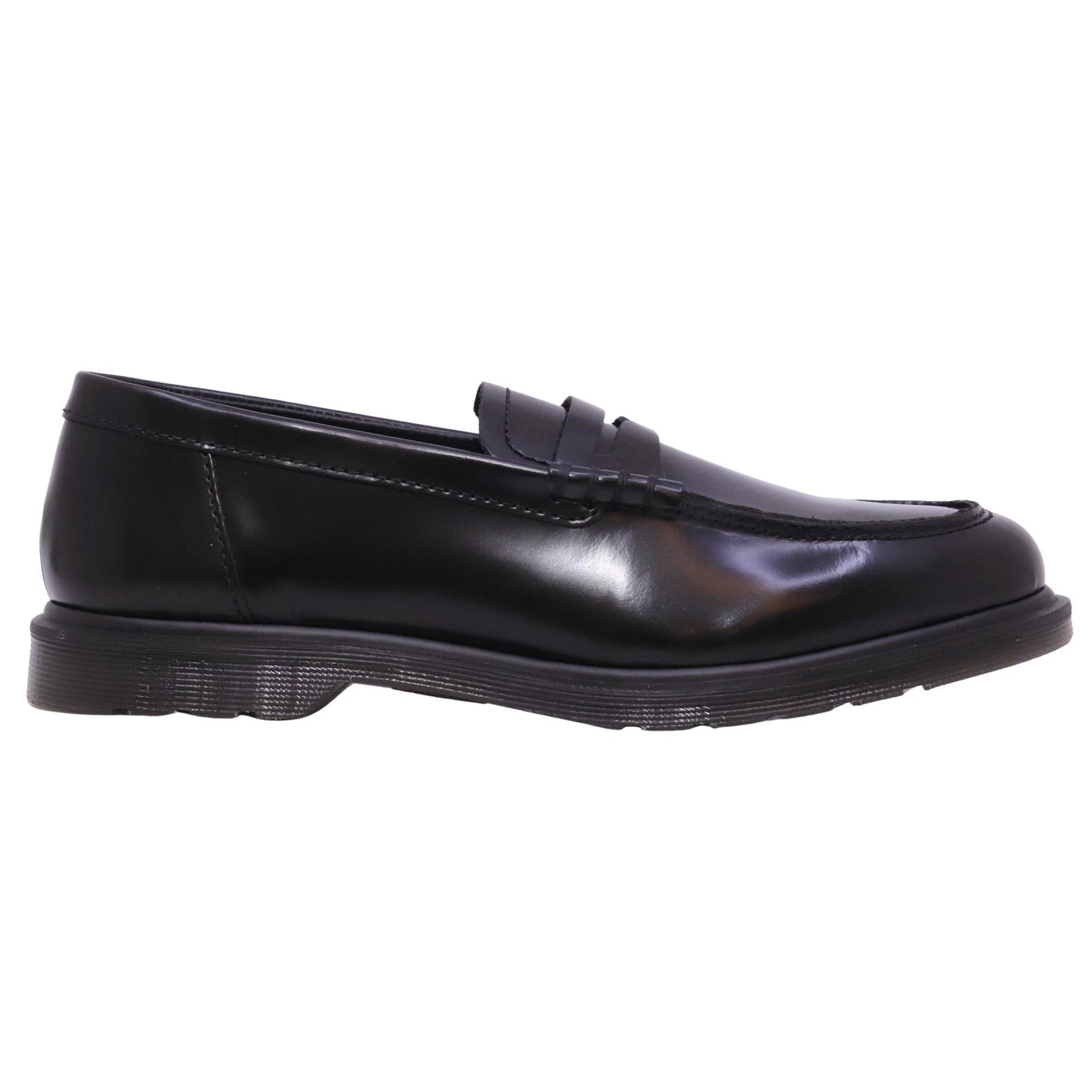Dr Martens Mayfare 42503001 mocassino uomo in pelle nera Polished Smooth 
