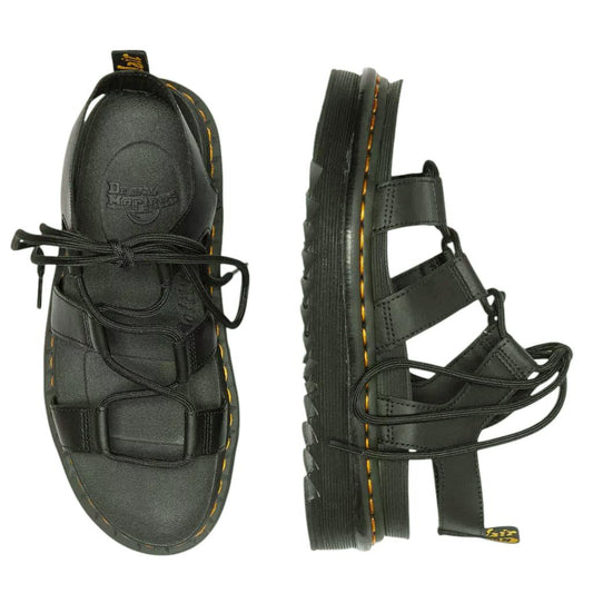 Dr Martens Nartilla Athena sandalo donna in pelle nera 