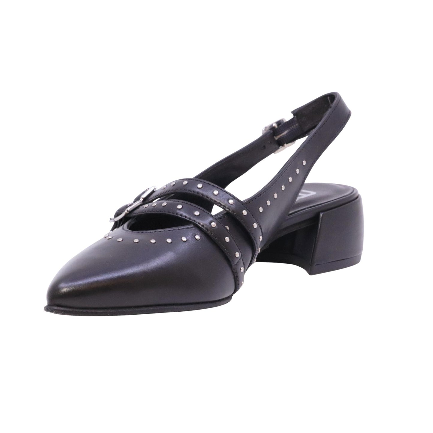Mjus slingback donna NARISSA L72109 in pelle nera 