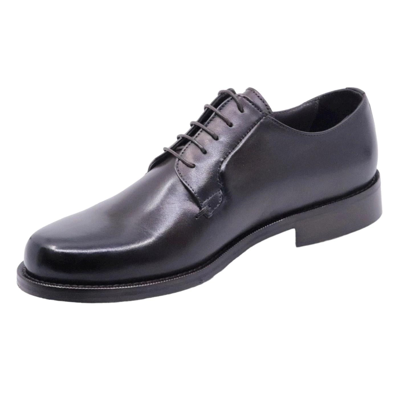 Scarpa Derby uomo Crispiniano 490 in pelle nera 