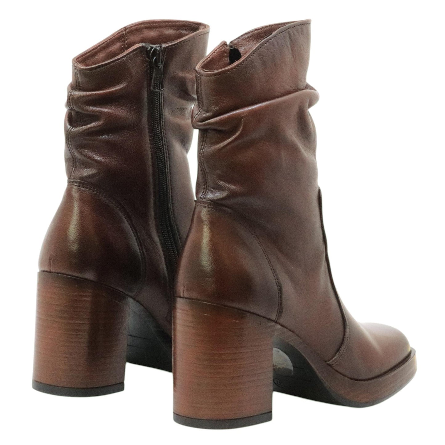 MJUS Mailey P96227 stivaletto donna in pelle marrone cioccolato 