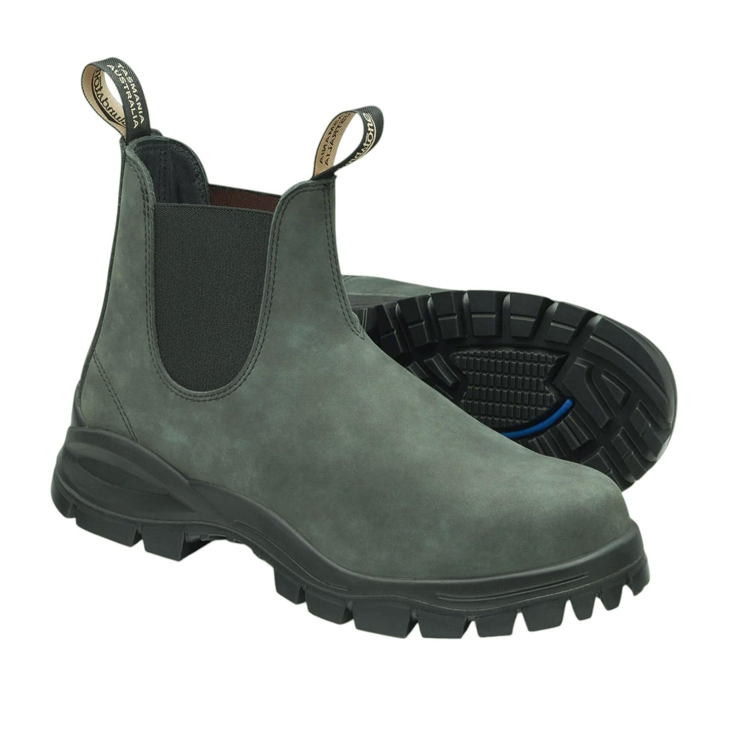 Blundstone 2238 Chelsea Boot unisex in pelle nera rustica 