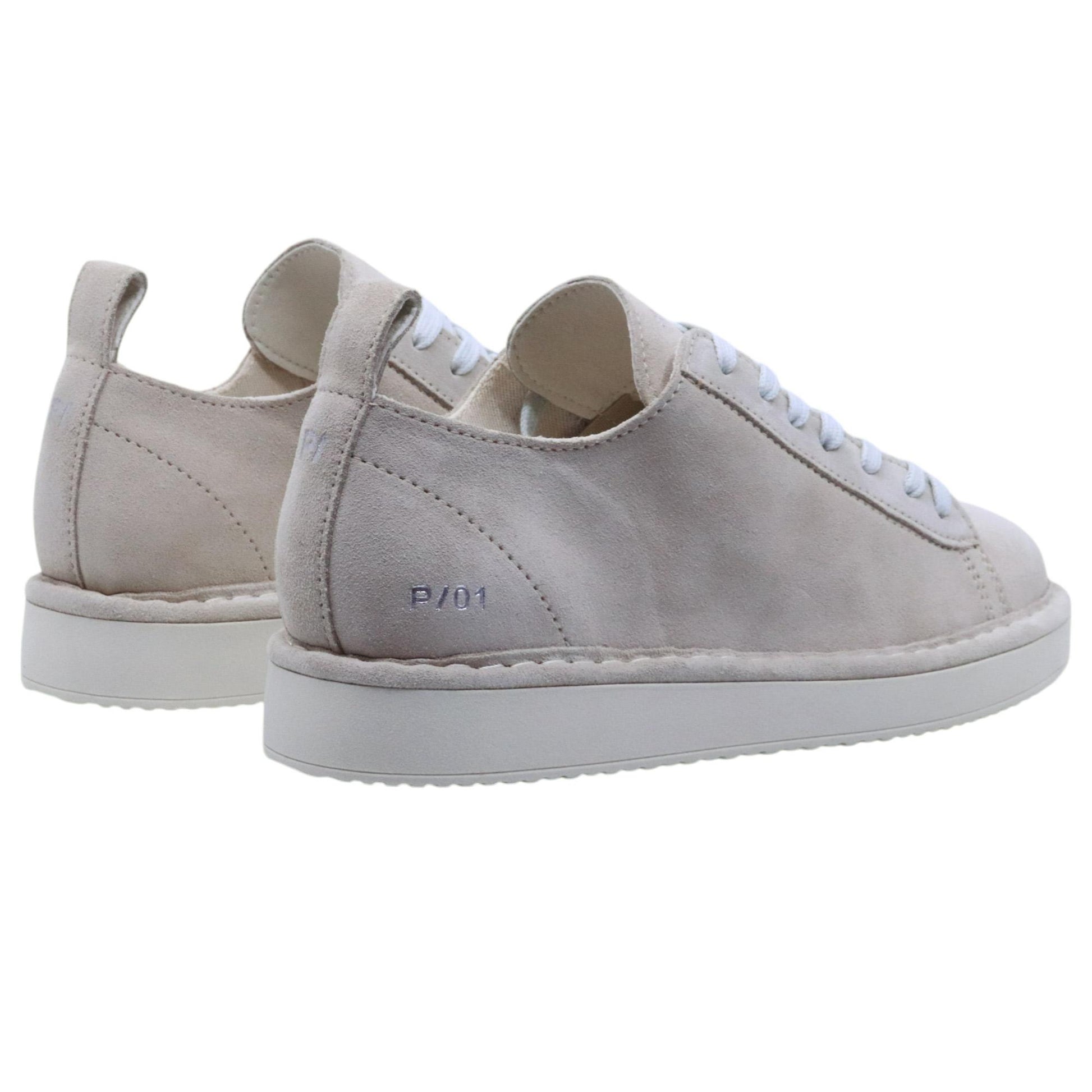 Sneaker donna Panchic P01 in camoscio grigio 
