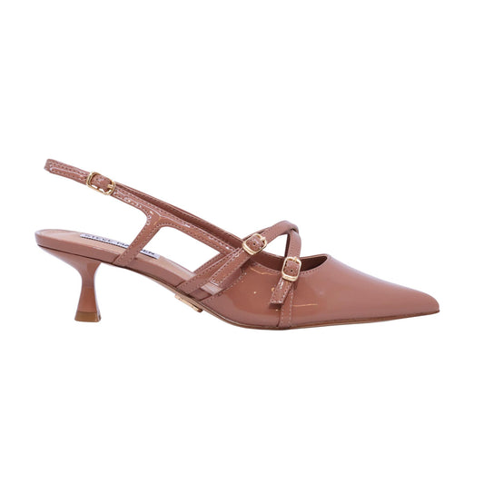 Steve Madden Lindale slingback donna in vernice taupe 