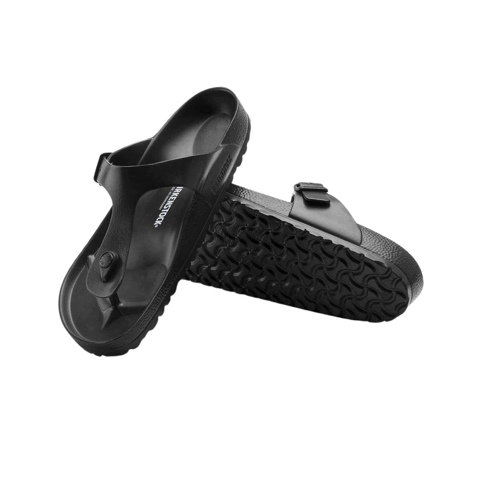 Birkenstock Gizeh EVA infradito donna uomo in EVA nero ultraleggero waterproof regular fit 