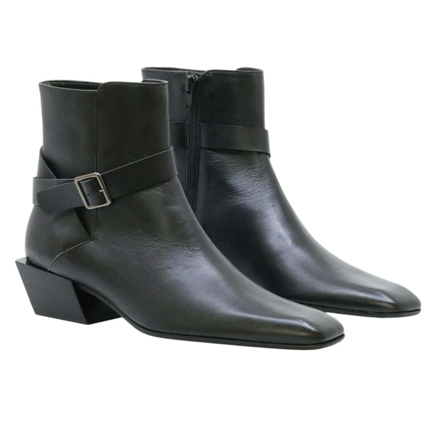 Ras 8260 stivaletto donna pelle nera 