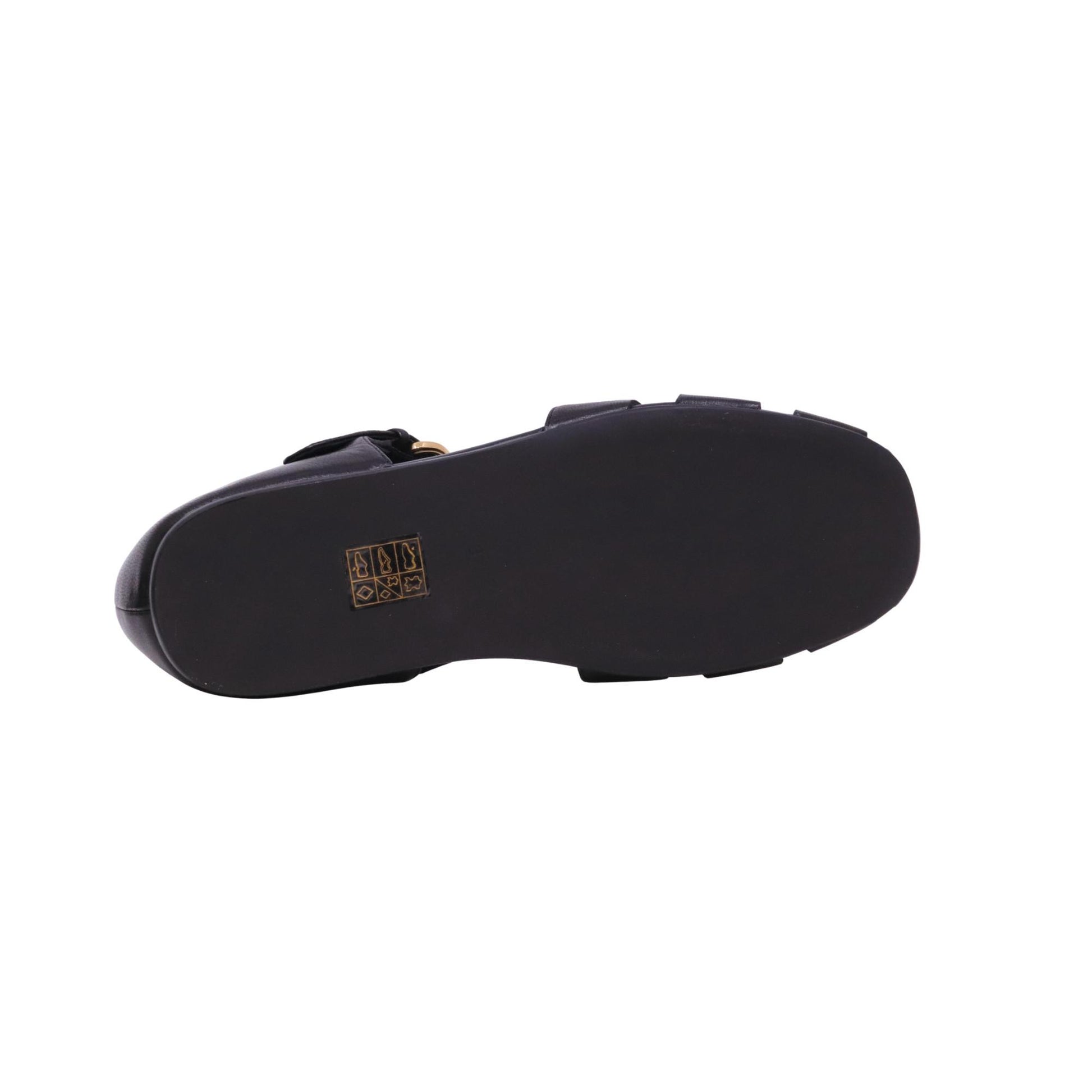 Jeffrey Campbell Theorize sandalo donna in pelle nera 