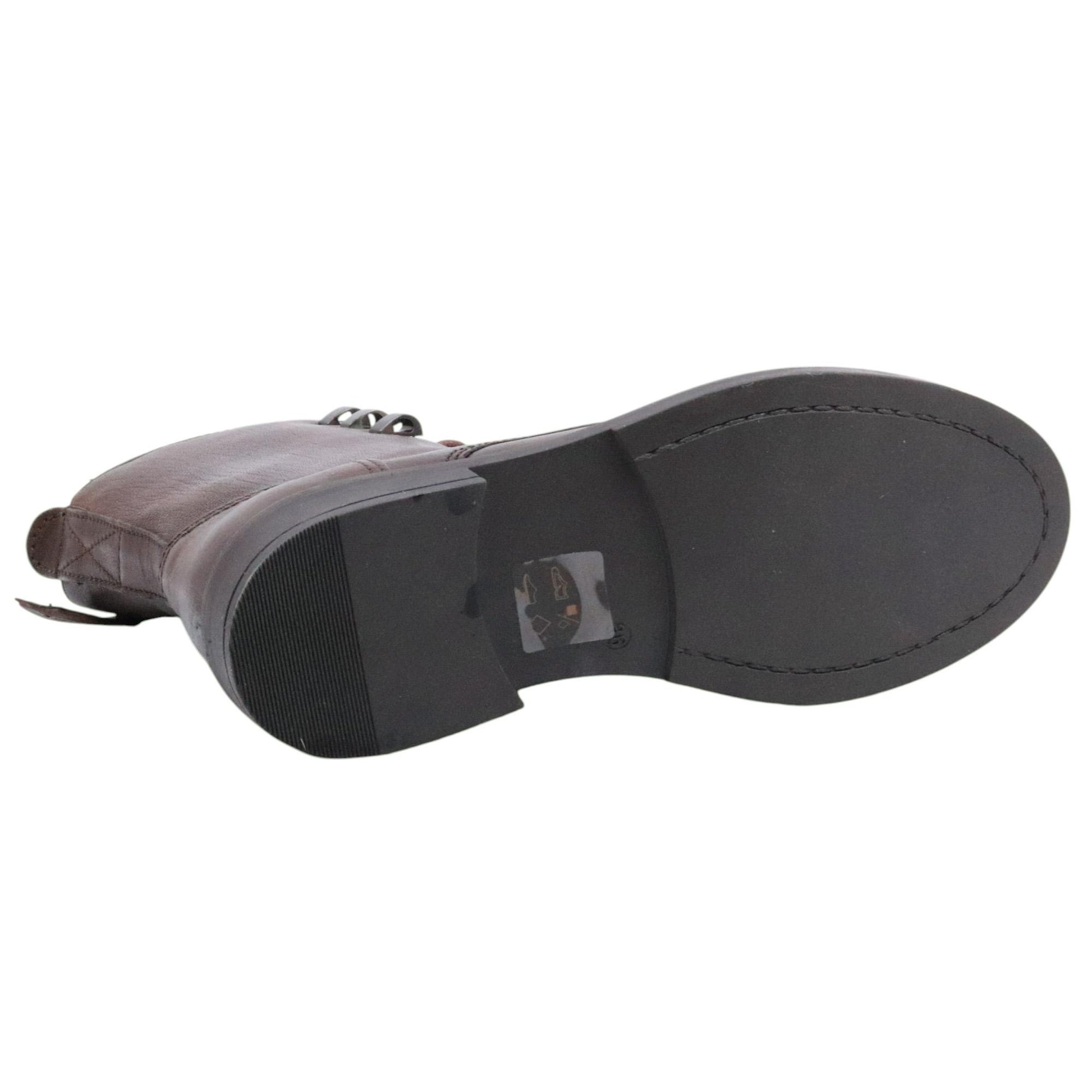 MJUS T81208 Fiammetta anfibio donna in pelle marrone cioccolato 